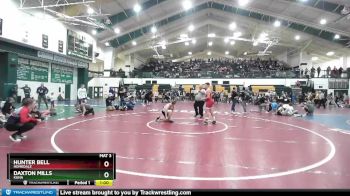 145 lbs Cons. Round 5 - Hunter Bell, Homedale vs Daxton Mills, Kuna