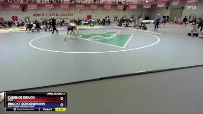 138 A Cons. Round 2 - Brooke Schuenemann, Wisconsin-Stevens Point vs Cadence Diduch, Iowa