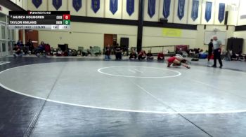 125lbs Cons. Round 8 - Taylor Knilans, Union (Girls) vs Jalisca Holmgren, Cheney (Girls)