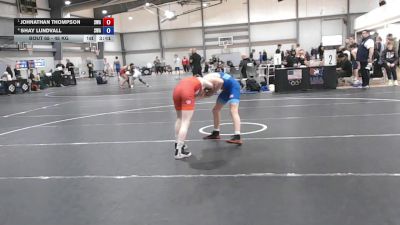 45 kg Semis - Johnathan Thompson, Sebolt Wrestling Academy vs Shay Lundvall, Sebolt Wrestling Academy