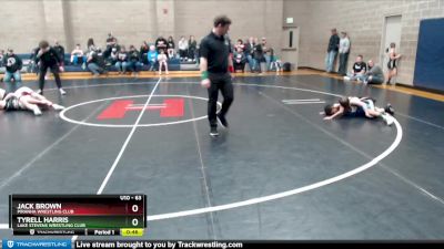 63 lbs Cons. Round 2 - Jack Brown, Piranha Wrestling Club vs Tyrell Harris, Lake Stevens Wrestling Club