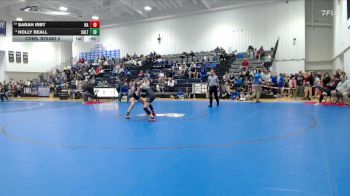 107 lbs Cons. Round 2 - Sarah Irby, New Albany vs Holly Beall, Saltillo High School
