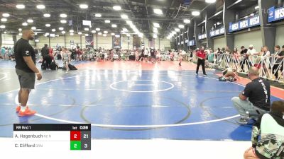 80 lbs Rr Rnd 1 - Adam Hagenbuch, NC National Team vs Coda Clifford, Grain House Grapplers