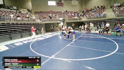 130 lbs Cons. Round 2 - Mitch Myers, Fremont Wrestling Club vs Henry Tingey, Champions Wrestling Club