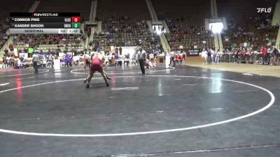 5A 175 lbs Semifinal - Xander Shook, Shelby County vs Connor Pike, Elmore County School