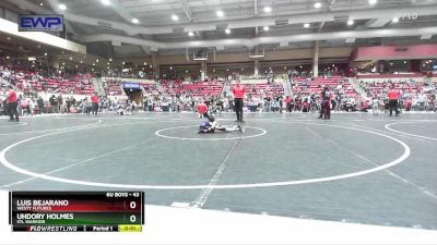 43 lbs 3rd Place Match - Luis Bejarano, Westy Futures vs Uhdory Holmes, STL Warrior