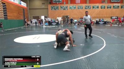 184 lbs Cons. Semi - Juan Pablo, Lemoore College vs Edward Mayorga, Santa Ana College