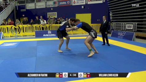 William Lewis Klein vs Alexander M Fratini 2025 Pan IBJJF Jiu-Jitsu No-Gi Championship