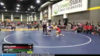 130 lbs Round 1 (6 Team) - Avery Grim, Grit And Grace vs Sophia Barnes, Grand View