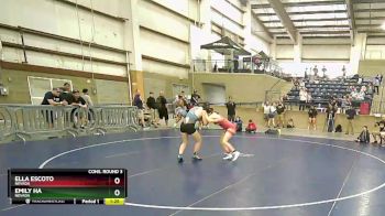 125 lbs Cons. Round 3 - Emily Ha, Nevada vs Ella Escoto, Nevada