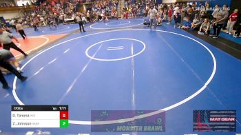 170 lbs Round Of 16 - David Tanona, Individual vs Zylan Johnson, HARRAH BTB