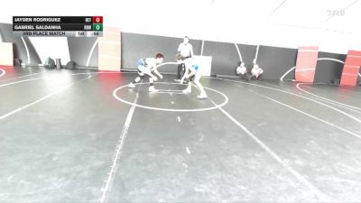 113 lbs 3rd Place Match - Jayden Rodriguez, N/A vs Gabriel Saldanha, Rancho Bernardo Wrestling
