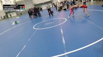 101-109 lbs 1st Place Match - Jayla Swanson, Siouxland Wrestling Academy vs Gracie Obermiller, HWA