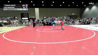 120 lbs Cons. Rd Of 16 - Keedan Martin, Bridge Creek vs Cale Browning, Tough N Technical