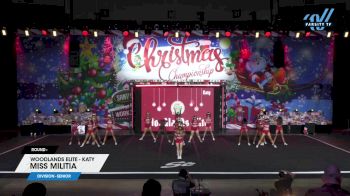 Woodlands Elite - Katy - Miss Militia [2024 L4.2 Senior] 2024 Spirit Celebration Christmas Grand Nationals