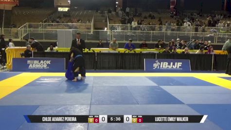 Lucette Emily Walker vs Chloe Alvarez Pereira 2025 Pan Jiu Jitsu IBJJF Championship