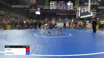 100 lbs Round Of 32 - Emaline Hicks, Michigan vs Alenya Montoya, Hawaii