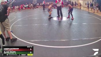 90 lbs Round 6 (8 Team) - Joseph Noteboom, Alabama Elite vs Blaise Wilson, West Virginia Wild