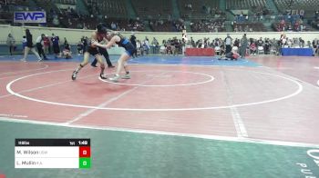 118 lbs Semifinal - Mckenna Wilson, Union Girls JH vs Larra Mullin, R.A.W.