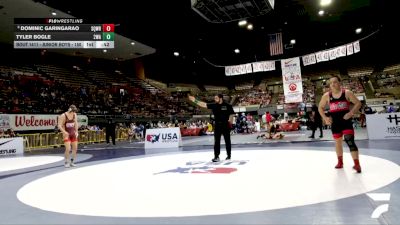 Junior Boys - 150 lbs Champ. Round 2 - Daniel Carballo, Red Star Wrestling Academy vs Atticus Ayres, Cardinal Wrestling Club