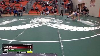 215 lbs Quarterfinal - Cody Fair, Washington (Massillon) vs Grason Bias, Ontario