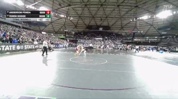Boys 3A 165 lbs Cons. Round 2 - Toren Dodge, Roosevelt vs Anderson Fonda, White River