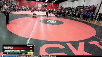 144 lbs Quarterfinal - UnknownKaidge Richardson, Frankfort (LINCOLN-WAY EAST) vs Blake Mink, EDWARDVILLE (HS)