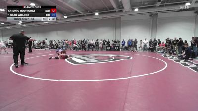 61 lbs Cons. Round 4 - Antonio Rodriguez, Bay Area Dragons Wrestling Club vs Sean Willcox, St. John Bosco High School Wrestling