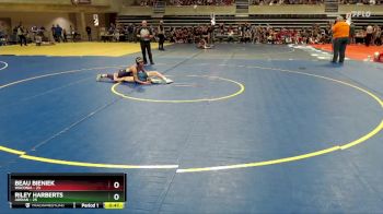 102 lbs Quarterfinals (8 Team) - Beau Bieniek, Waconia vs Riley Harberts, Adrian