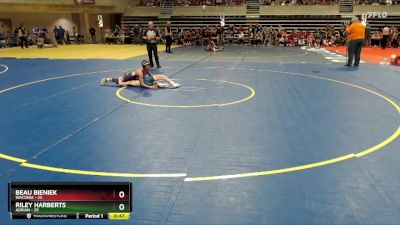 102 lbs Quarterfinals (8 Team) - Beau Bieniek, Waconia vs Riley Harberts, Adrian