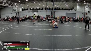132 lbs Placement (4 Team) - Lincoln Weeks, LBWC vs John Parisi, GPS Blue