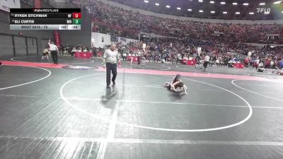 75 lbs Champ. Round 1 - Ryken Stichman, Wrestling Factory vs Eli Curtis, Wrightstown