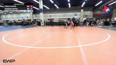 110 lbs Round Of 16 - Adiella Reyes, Takedown-City Wrestling vs Vanessa Sixtos, Militia Trained Mat Club