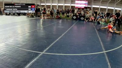 132 lbs Cons. Round 3 - Adan De La Fuente, Idaho vs Adrian Tapia, California