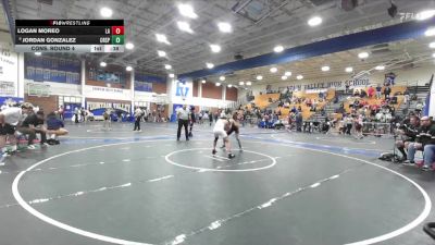 120 lbs Cons. Round 4 - Jordan Gonzalez, Crespi vs Logan Moreo, Los Alamitos