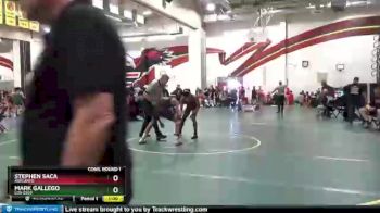 132 lbs Cons. Round 1 - Mark Gallego, Los Osos vs Stephen Saca, Adelanto