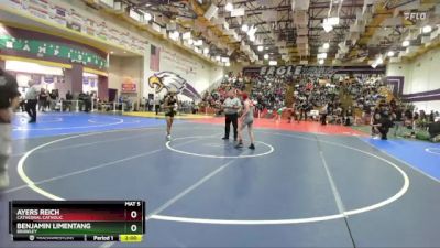 106 Boys Champ. Round 2 - Benjamin Limentang, Brawley vs Ayers Reich, Cathedral Catholic