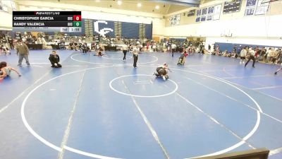 126 lbs Champ. Round 2 - Randy Valencia, Orange High School vs Christopher Garcia, Downey High School