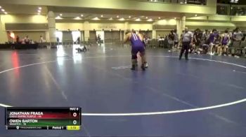 220 lbs Round 4 (10 Team) - Jonathan Fraga, Eagle Empire Purple vs Owen Barton, Wasatch