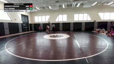 105 lbs Champ. Round 1 - Ella Godwin, Laramie vs Chrislyn Carlson, Kemmerer