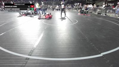 145 lbs Quarterfinal - Nicholas Jung, F.l.o.w. vs Robert Kirkbride, Unattached