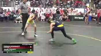 85 lbs Finals (8 Team) - Gavin Culloty, Clarkston vs Parker McDermott, Hartland