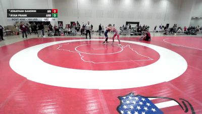 150 lbs Cons. Quarters - Ryan Frank, Aviators Wrestling vs Jonathan Sandrik, Askren Wrestling Academy