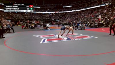 113-4A 1st Place Match - Manuel Amaro, Pueblo East vs Drake Vombaur, Severance