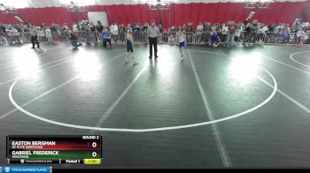 64-69 lbs Round 2 - Easton Bergman, DC Elite Wrestling vs Gabriel Frederick, Wisconsin