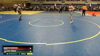 125 lbs Cons. Round 2 - Easton Rossman, Rocori vs Cooper Friend, DGF