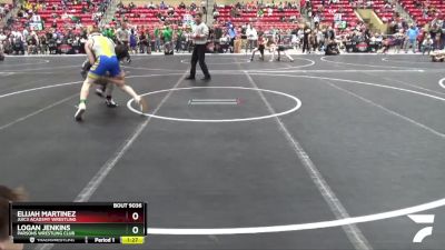 140 lbs Cons. Round 3 - Elijah Martinez, JUIC3 ACAD3MY WRESTLING vs Logan Jenkins, Parsons Wrestling Club