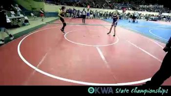 82 lbs Quarterfinal - Dakota Ivey, Blue Devil Wrestling vs Gracie Springfield, Sperry Wrestling Club