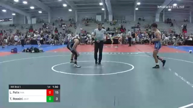 132 Lbs Prelims - Luca Felix, Felix Wrestling Academy Vs Tyler Rossini ...