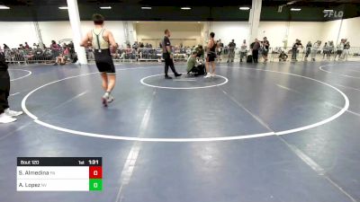 150 lbs Consi Of 64 #1 - Samuel Almedina, PA vs Abner Lopez, NV